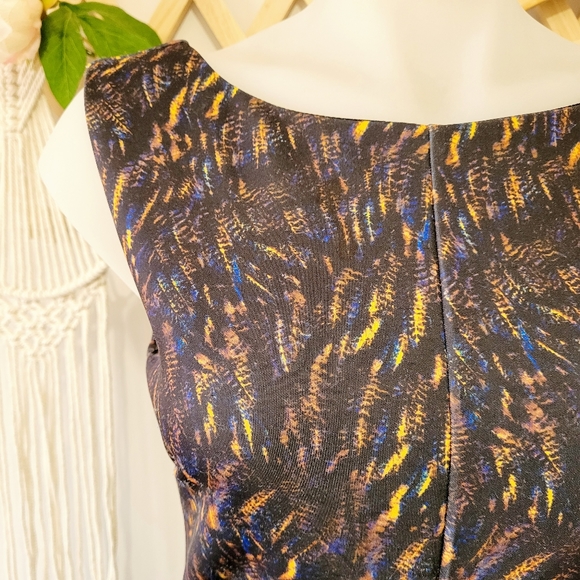 FORCAST Dress (s10) Multi Coloured Warm Tones - Picture 3 of 15